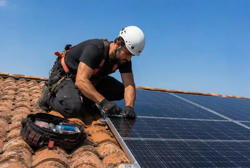 Maintenance et monitoring de panneaux solaires à Gerstheim