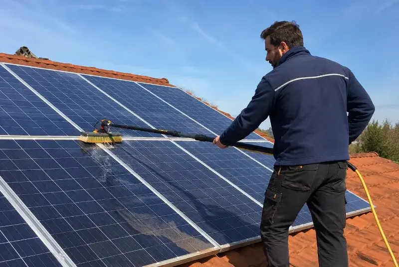Nettoyage et entretien de panneaux solaires à Gerstheim